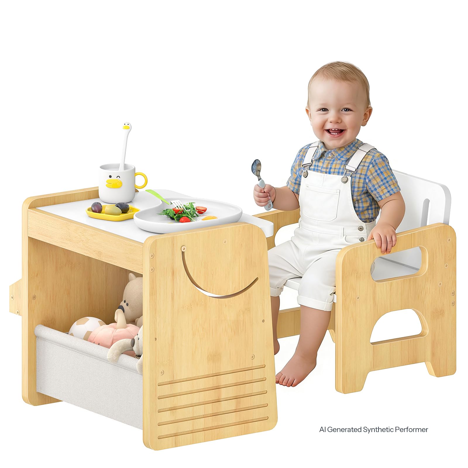 Safe toddler seating and table design HOOBRO