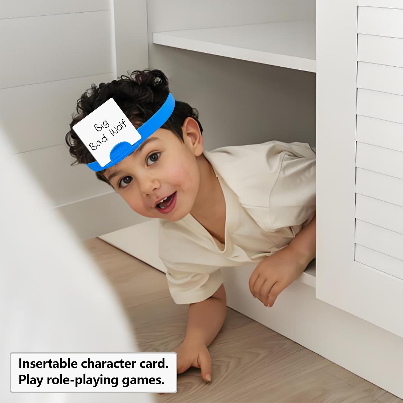 Character role-play cards for Guess Who headbands
