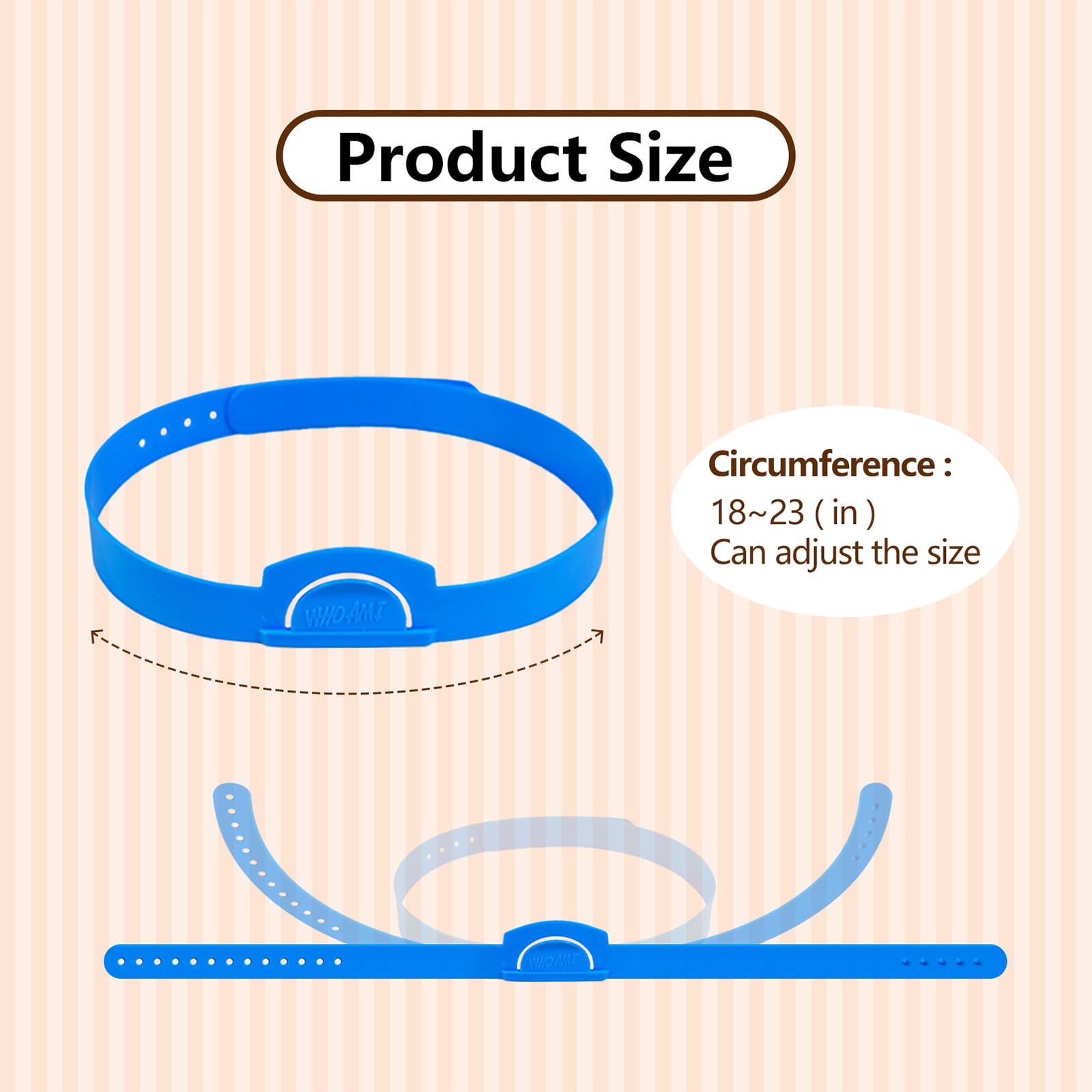 Adjustable headbands fit kids and adults