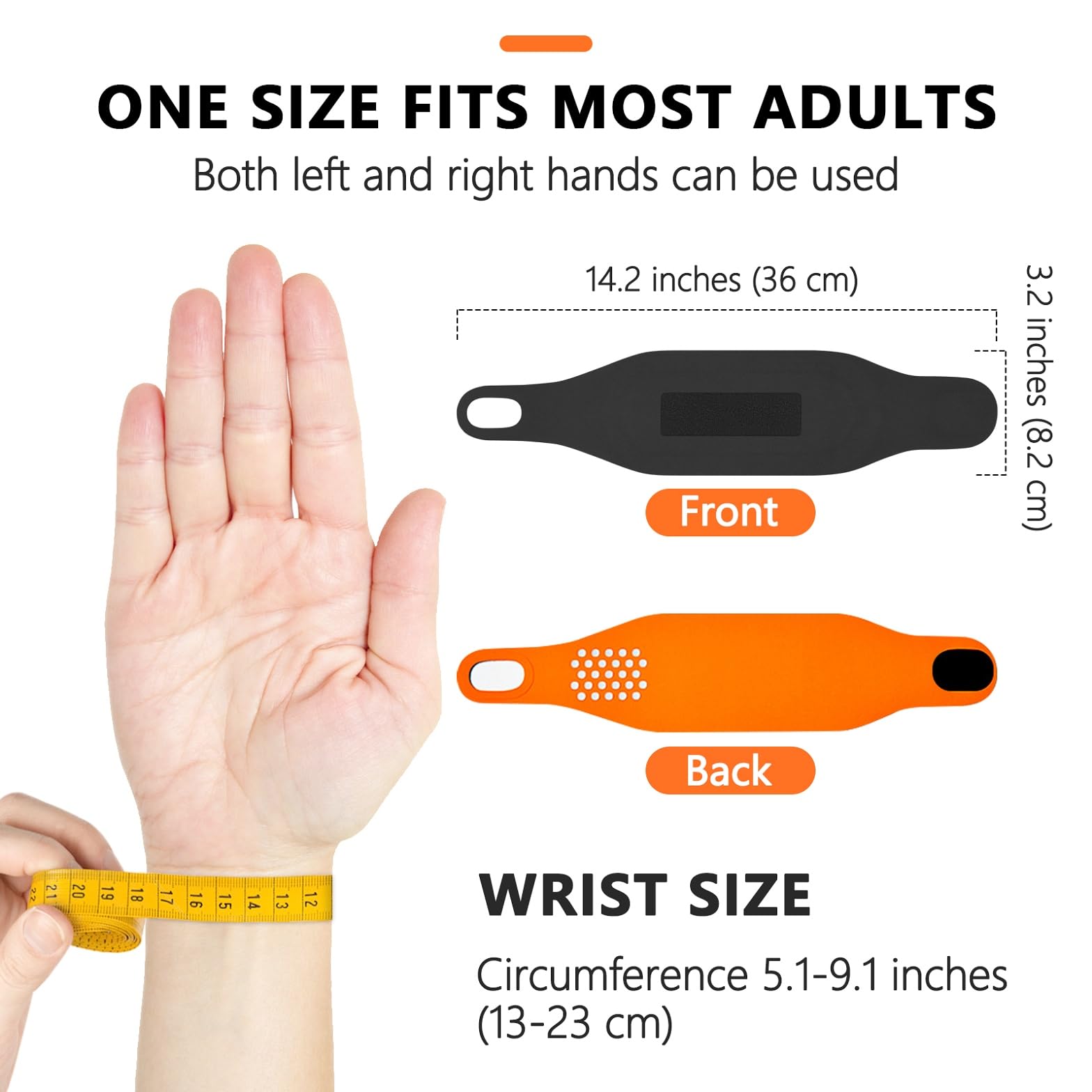 Designed for both men and women left and right hands