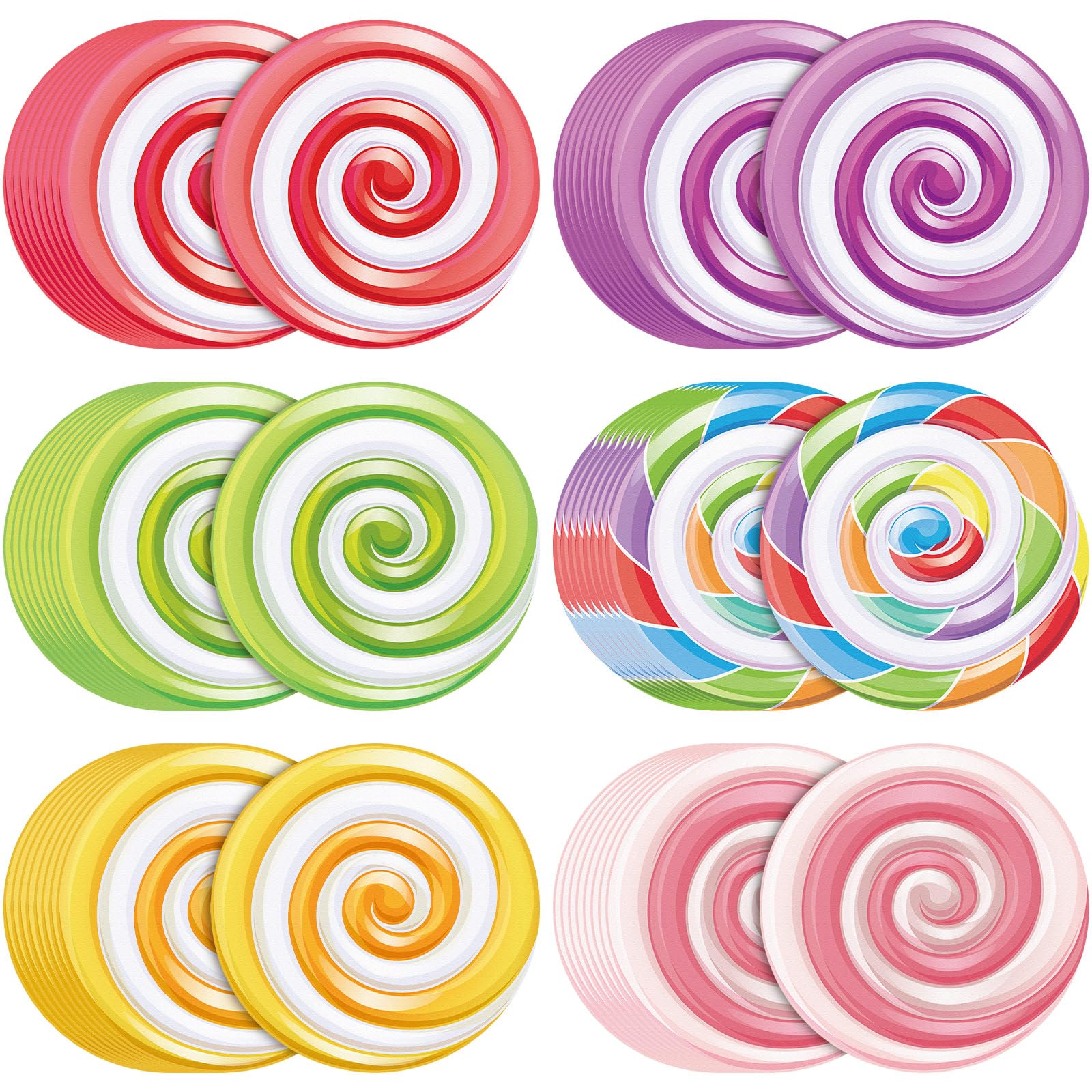 Hoolerry Candyland placemats 54 count 10 inch diameter