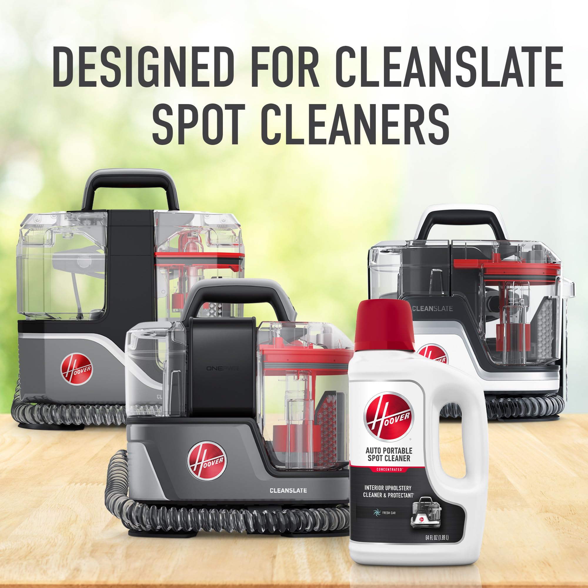 64 oz Hoover interior car cleaner solution bottle