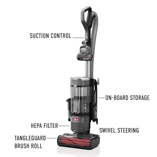 Hoover WindTunnel Swivel Pet Vacuum stairs image