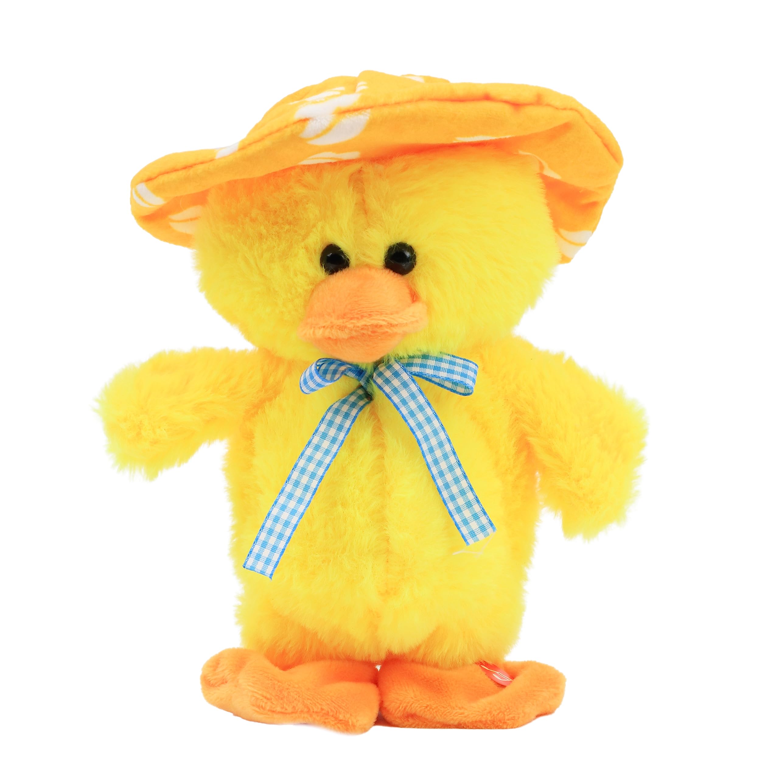 Portable lightweight duck plush toy for toddlers