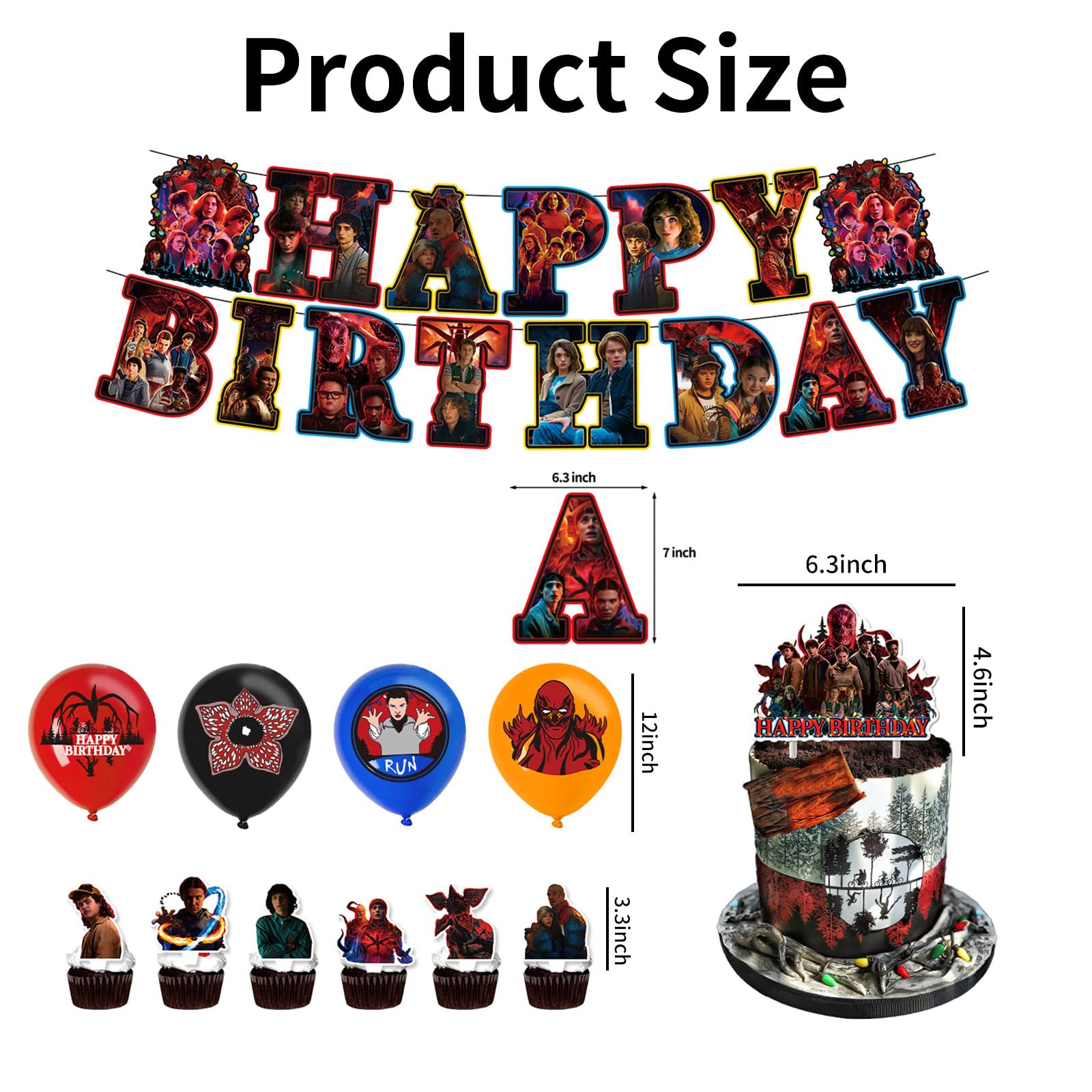 Cake topper and cupcake toppers for TV themed party