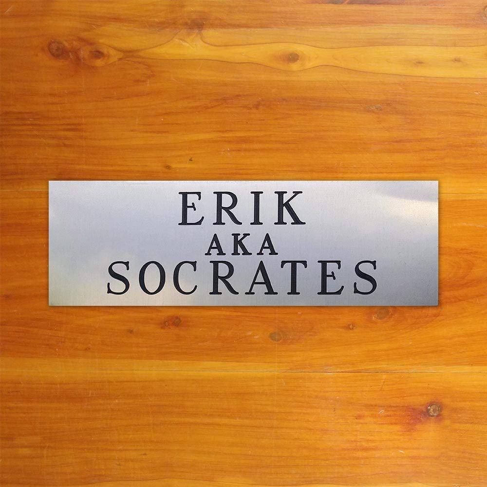 Custom engraved horse stall sign