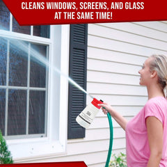 Window cleaning solution reaches up to 27 feet to reach high windows