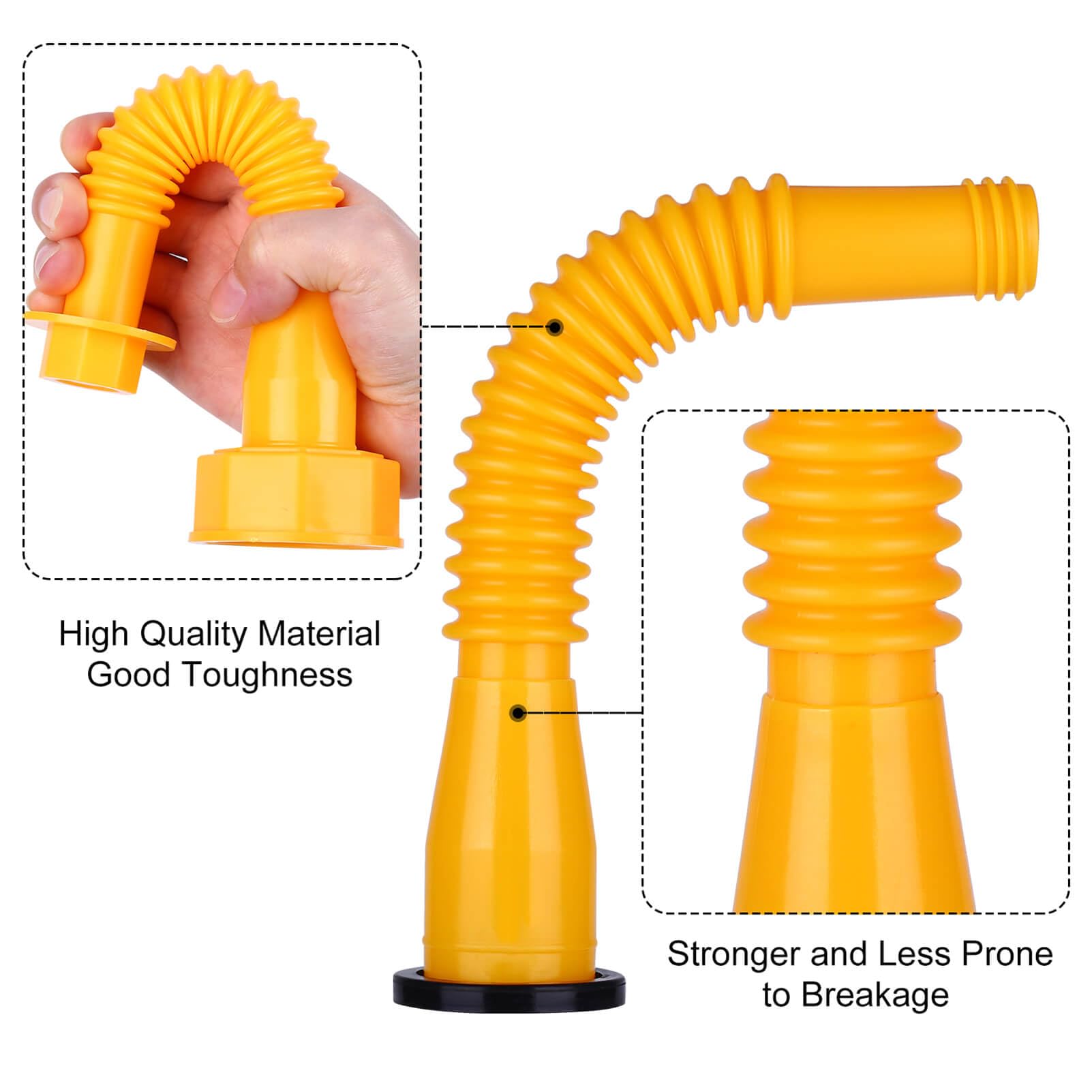8.1 inch flexible pour nozzle for gas cans