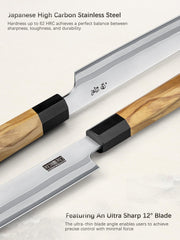 Yanagiba sashimi knife for fish filleting by HOSHANHO
