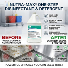 Label with mix ratio 4 oz per gallon for Nutra-Max concentrate