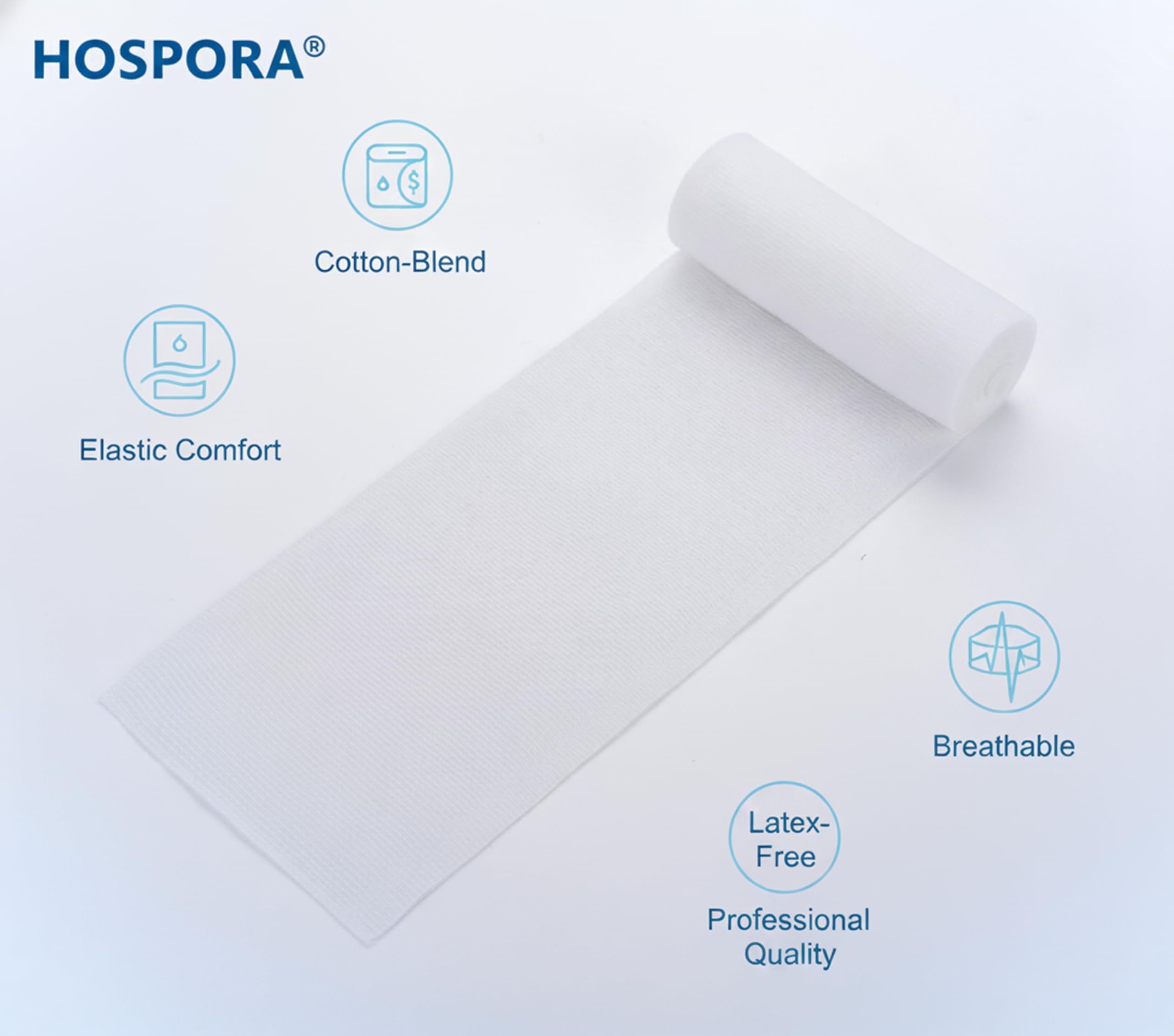Hospora gauze roll FDA registered 24 rolls