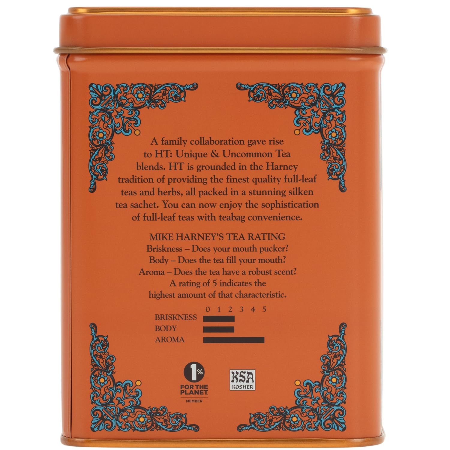 Hot or iced brewing of Harney & Sons black tea