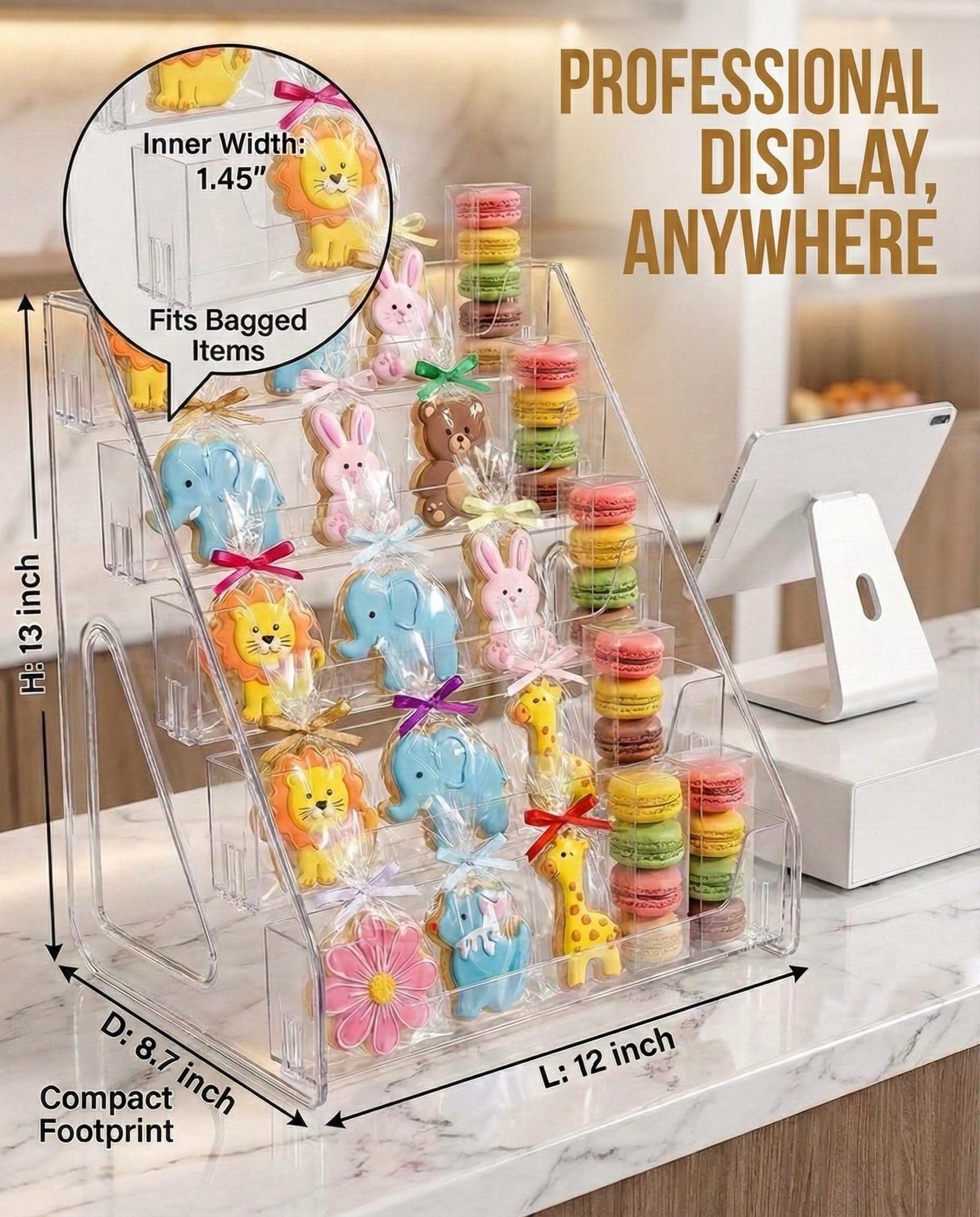 Bakeries and craft fairs use HOTCAN display for pastries