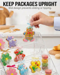 Portable lightweight acrylic display stand for mobile vendors