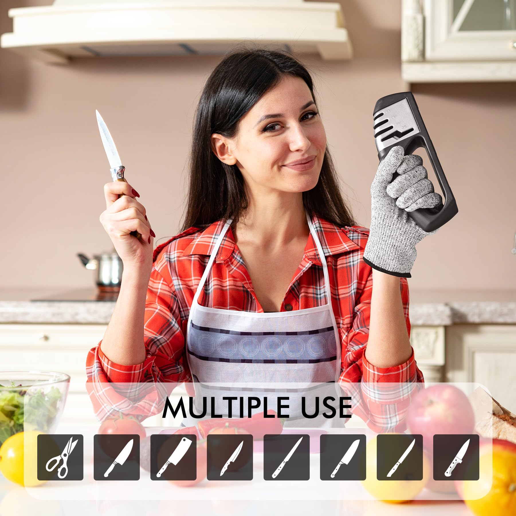 Scissors slot on HOTEC 4in1 Knife Sharpener