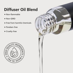 Six 20ml diffuser oil bottles hotel collection