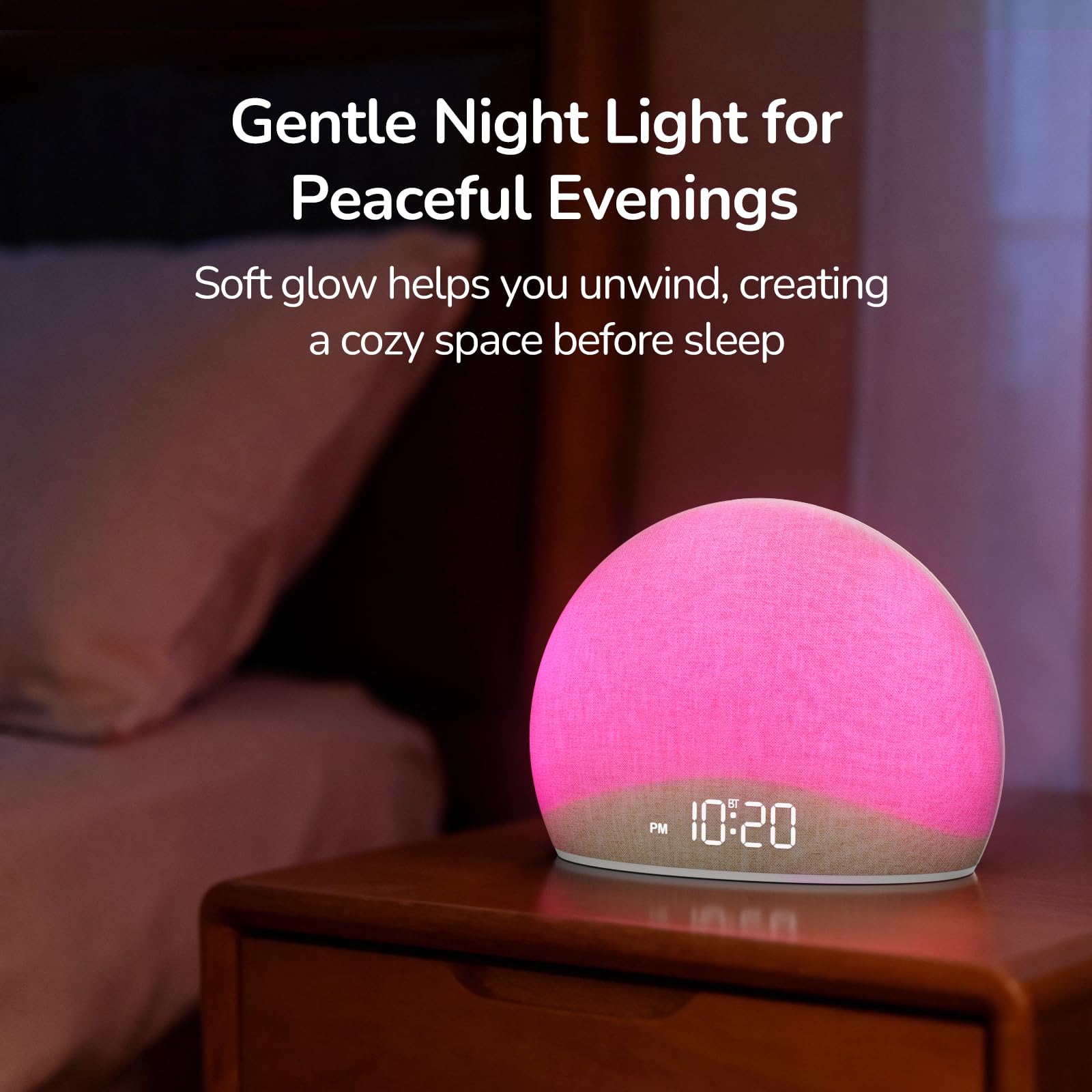 Bluetooth audio streaming from HOUSBAY Sunrise alarm clock