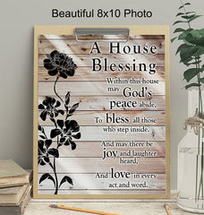 House Blessing Christian Wall Art gift suitable for women pastors