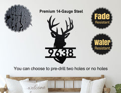House Number Sign vertical layout exterior decor