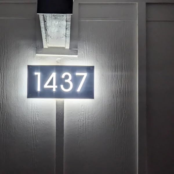 Illuminated door sign high brightness LED