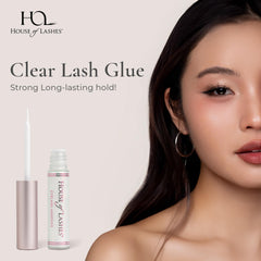House of Lashes Eyelash Glue clear drying formula for lashes
