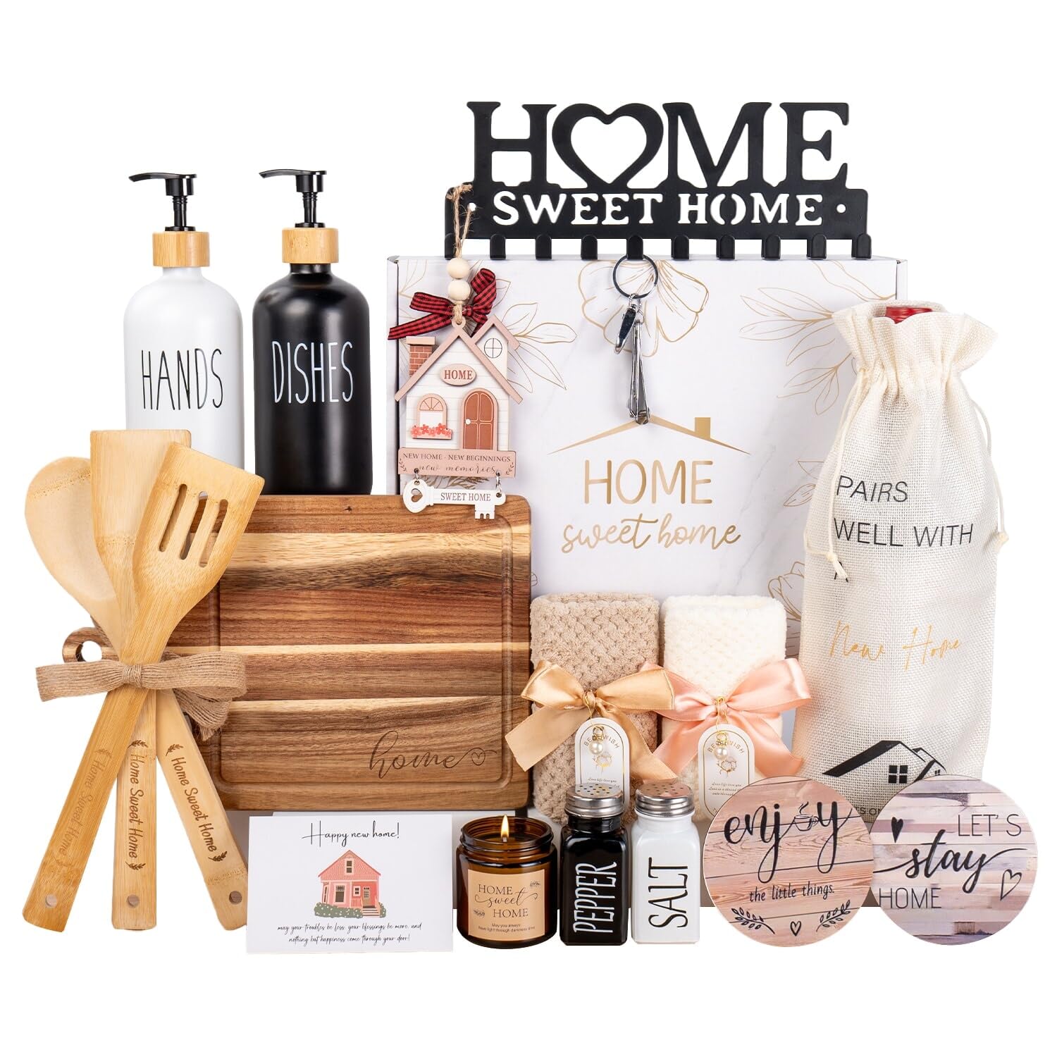 House Warming Gifts New Home gift basket packaging