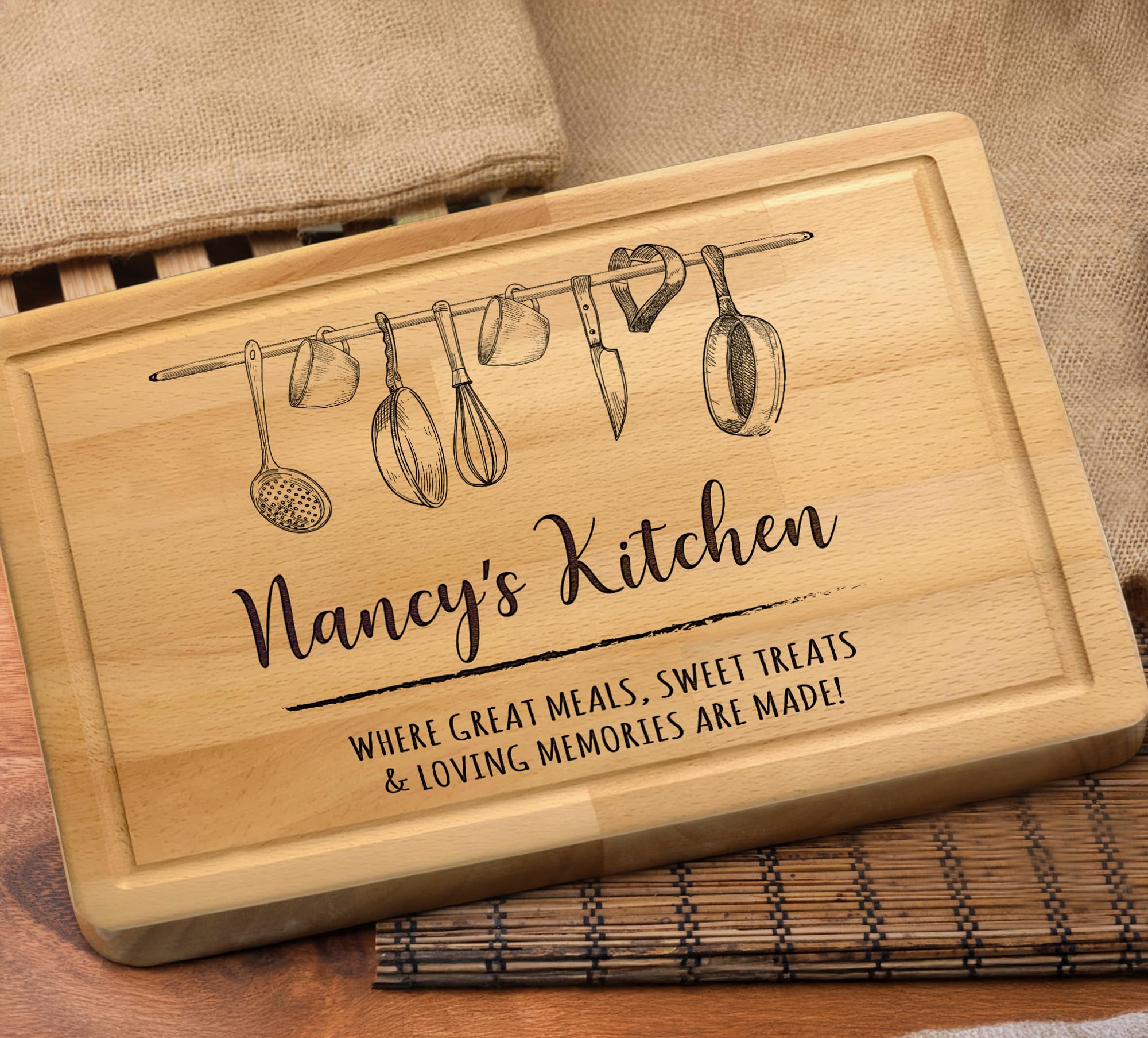 Housewarming cutting board Masat Customized