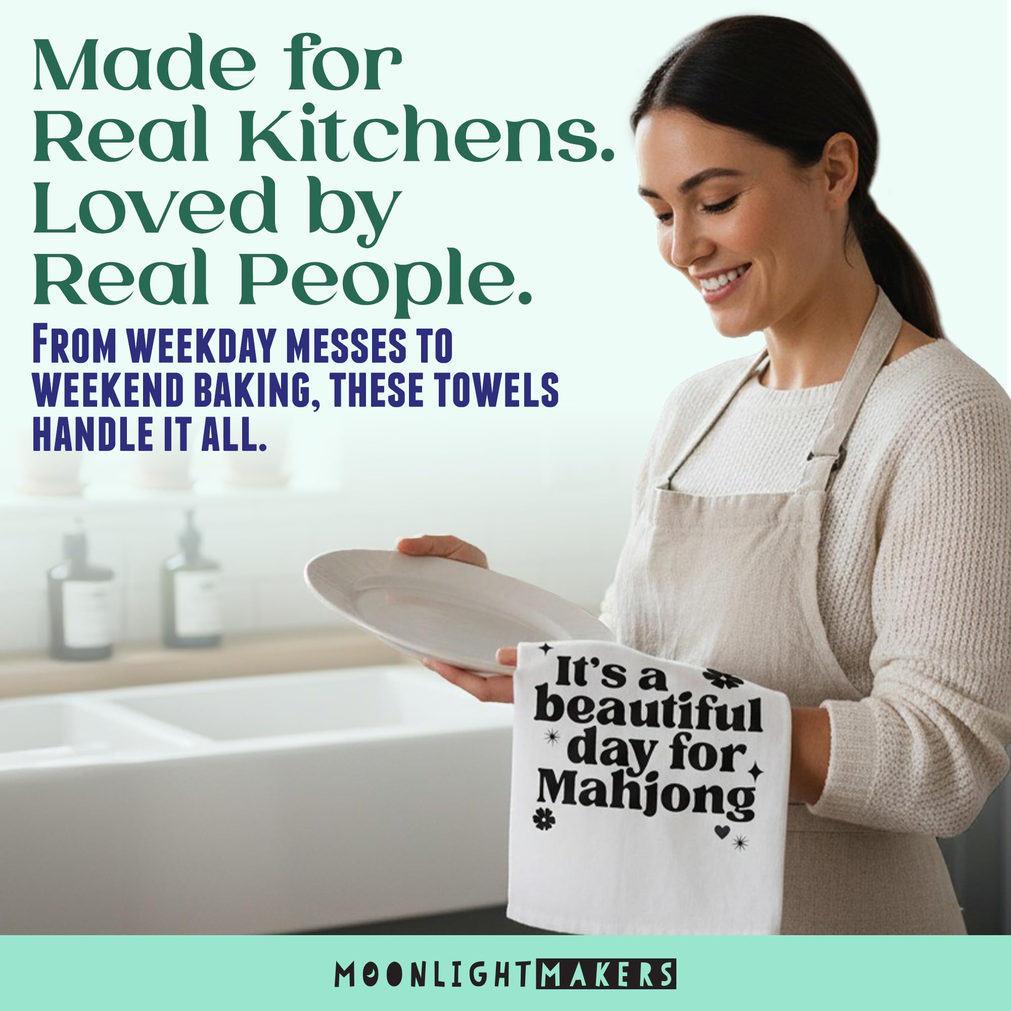 Housewarming gift towel by Moonlight Makers