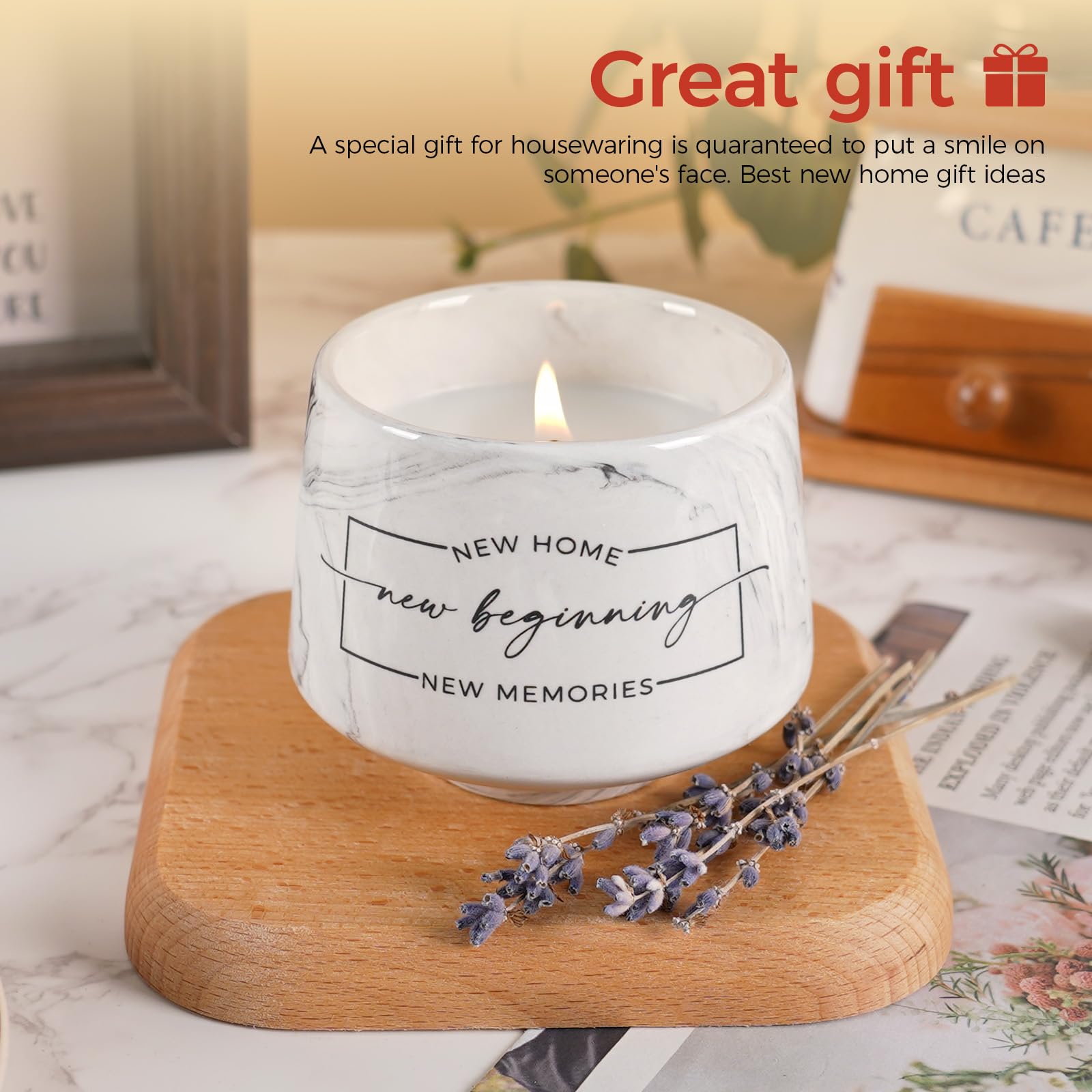 First apartment housewarming candle suitable for new home