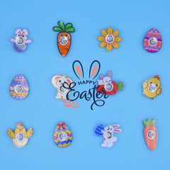12 designs Easter fidget spinners toys Howzcci