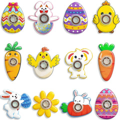 Howzcci Easter fidget spinners 12 pack design 1.5 inch