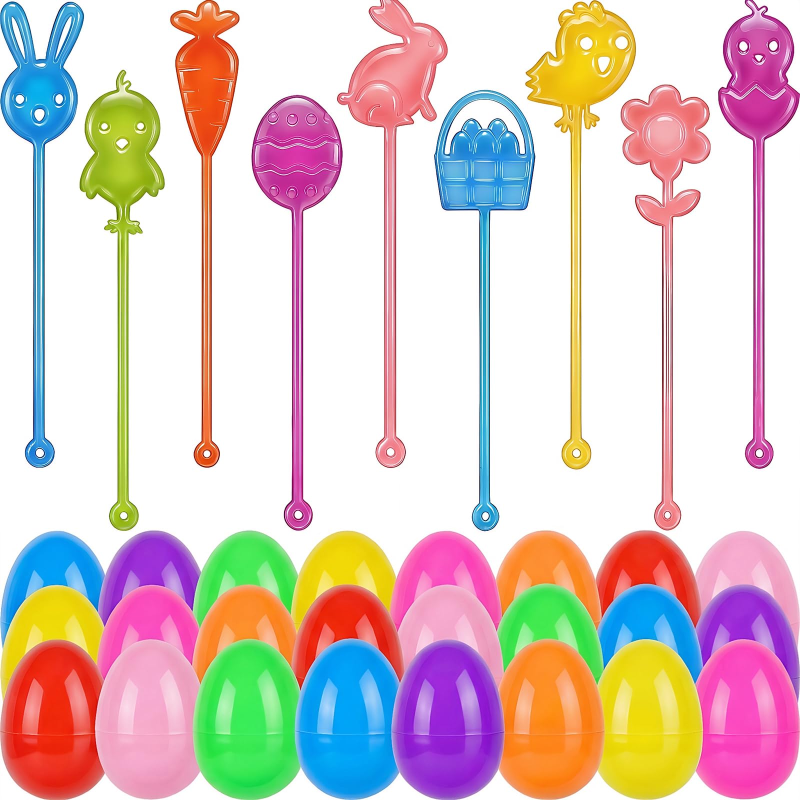 Howzcci Easter sticky hands toy and eggs set packaging