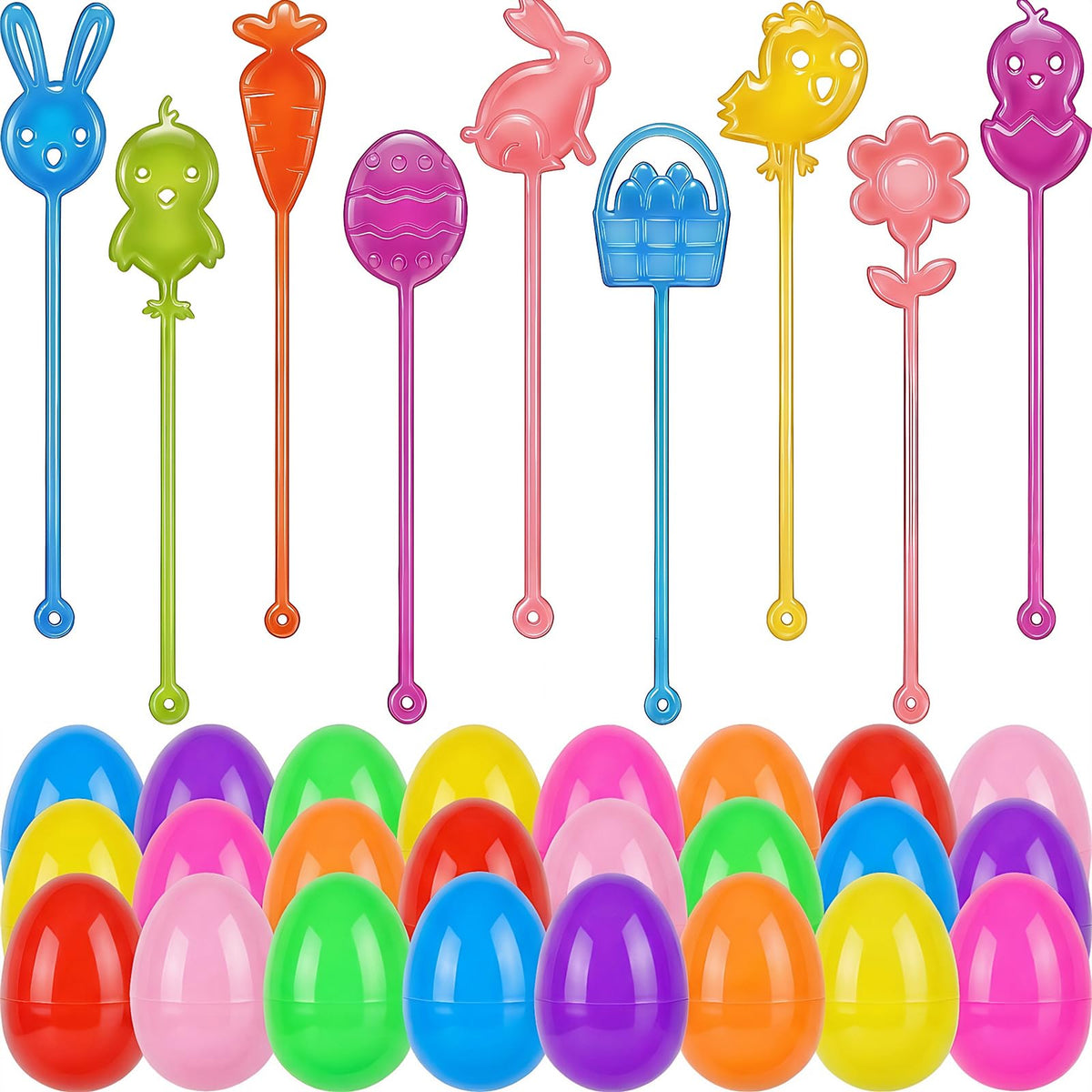 Howzcci Easter sticky hands toy and eggs set packaging