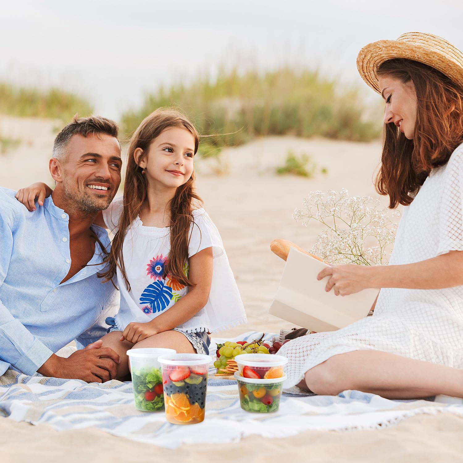 Freezer safe and dishwasher safe HTMZ deli containers