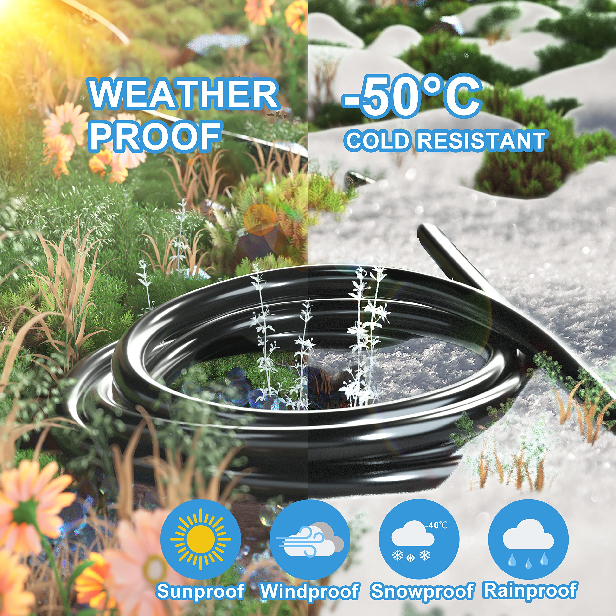 -50°C cold-resistant extension cord for indoor outdoor use