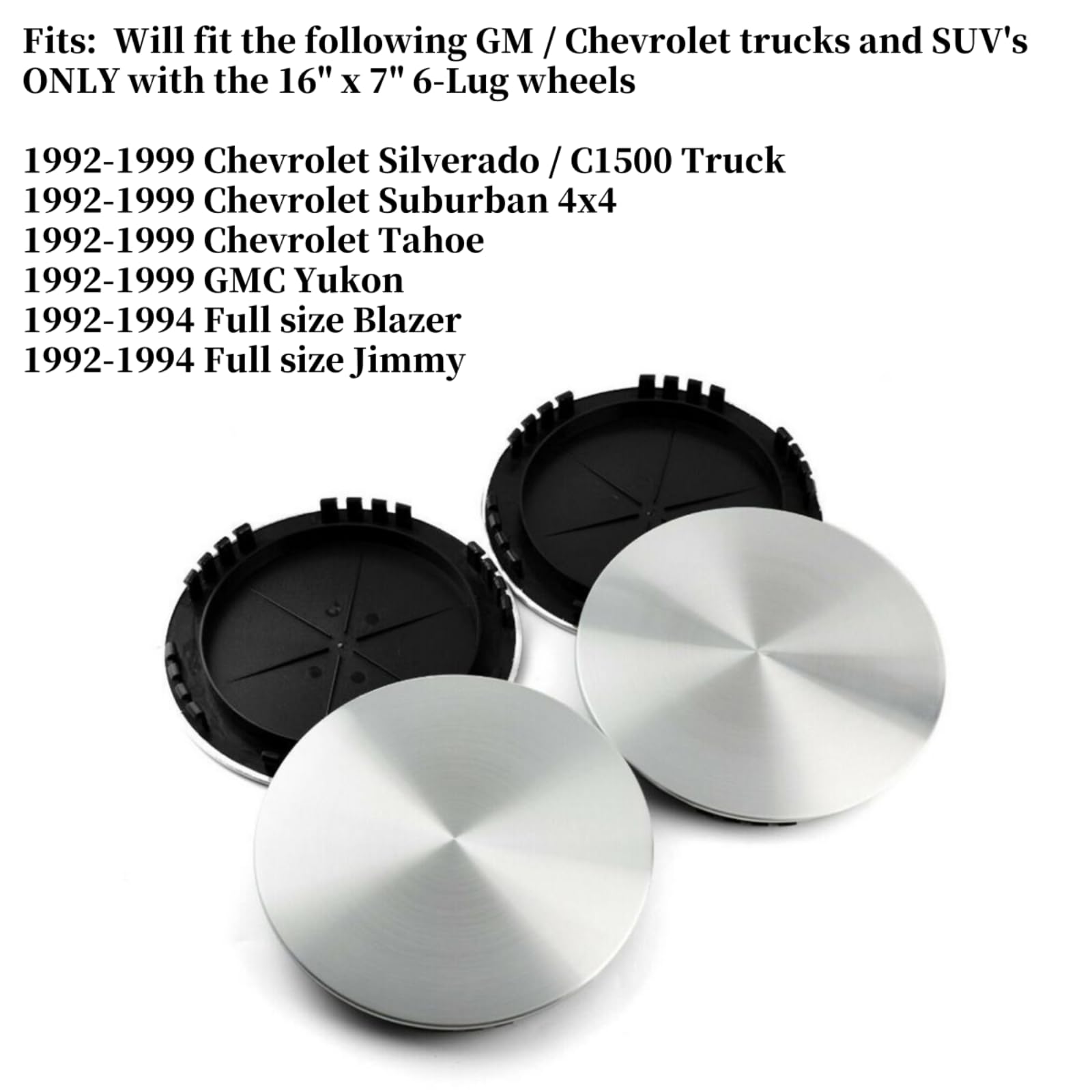 Hub cap with ABS plastic and brushed aluminum cover 9593197