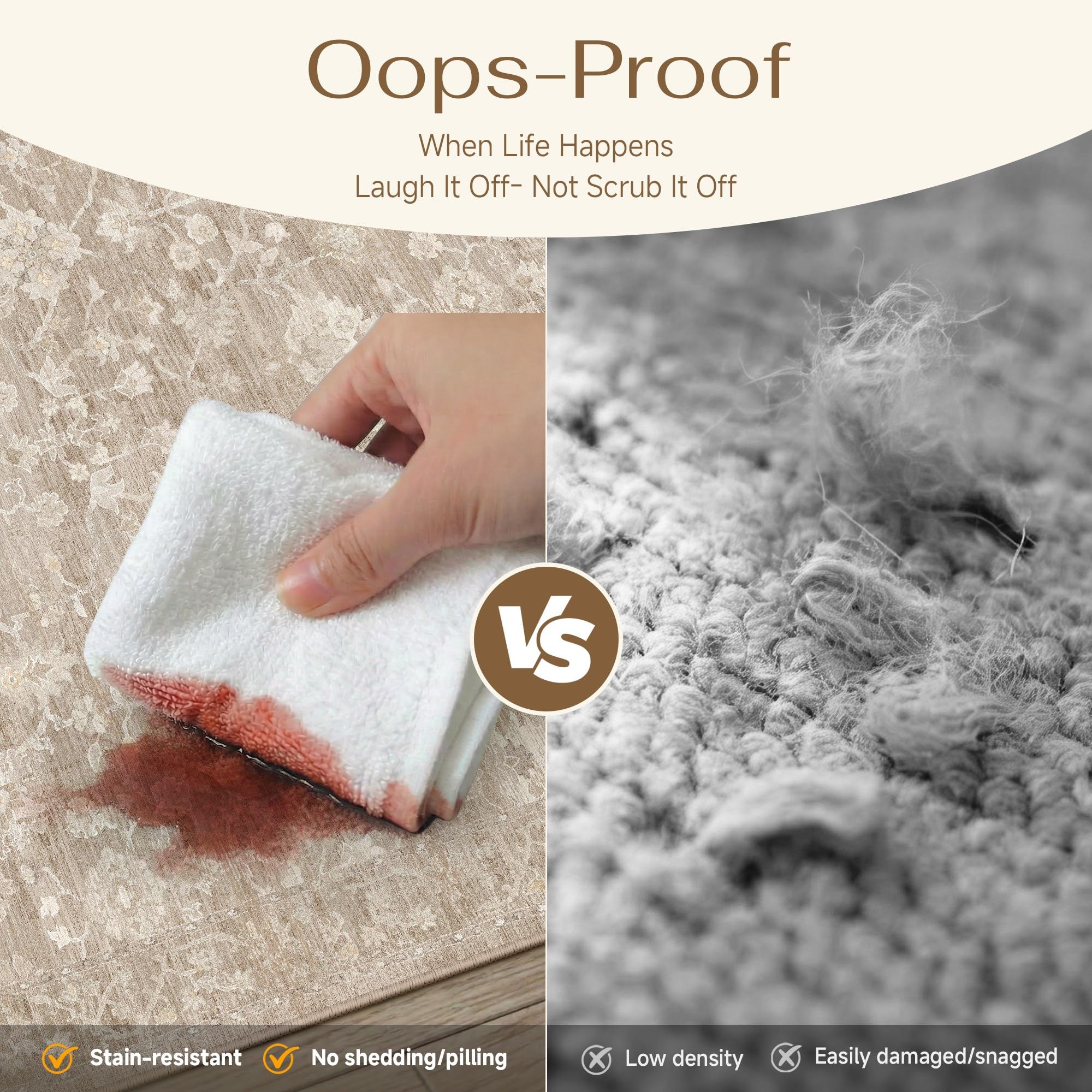 HUGEAR multiple sizes and color options rug