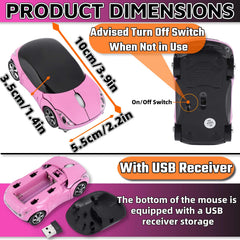 HuGuWdy car mouse with LED lights detail