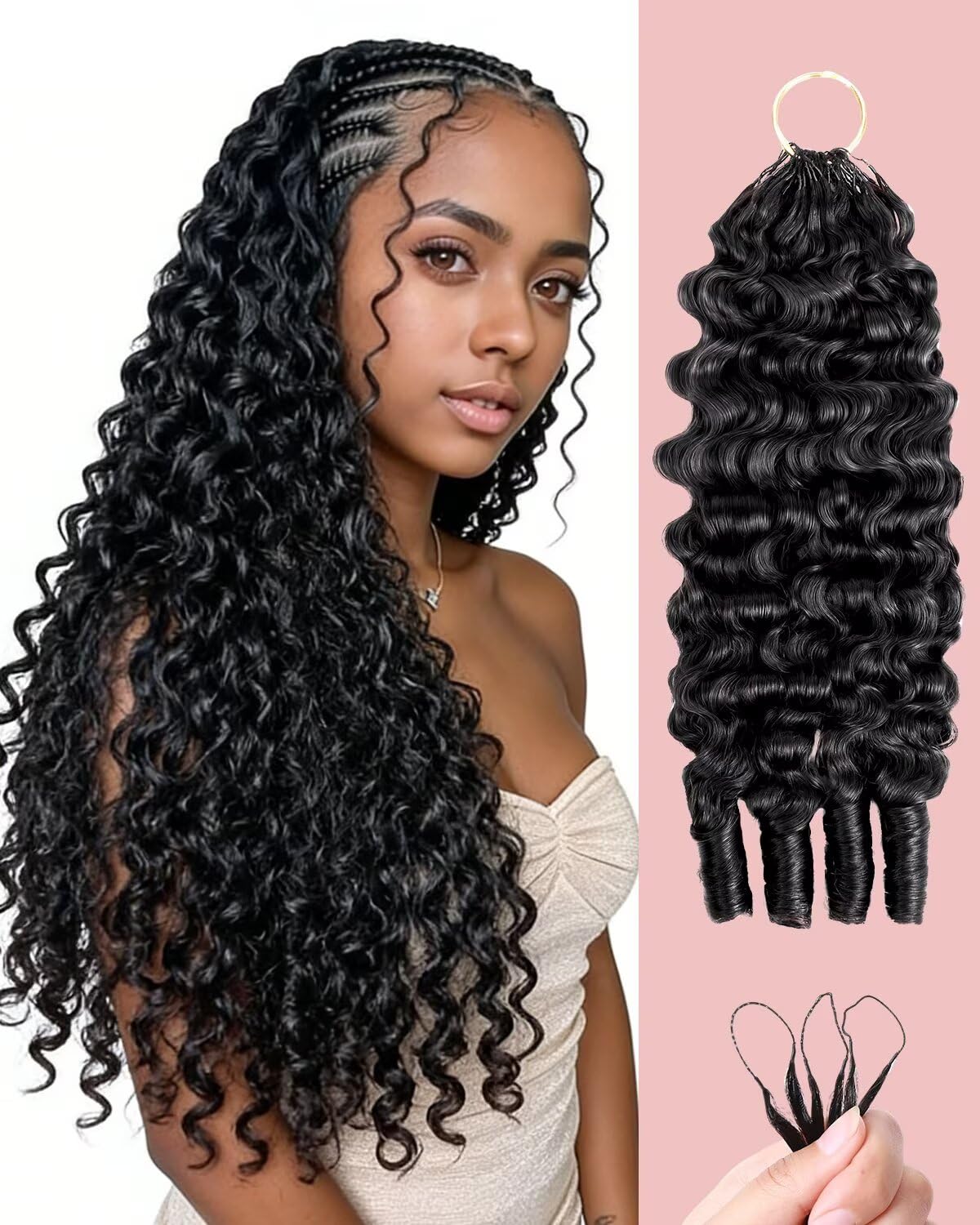 Human Crochet Hair 16.01 Inch Miracle Look Hair Bundles product image