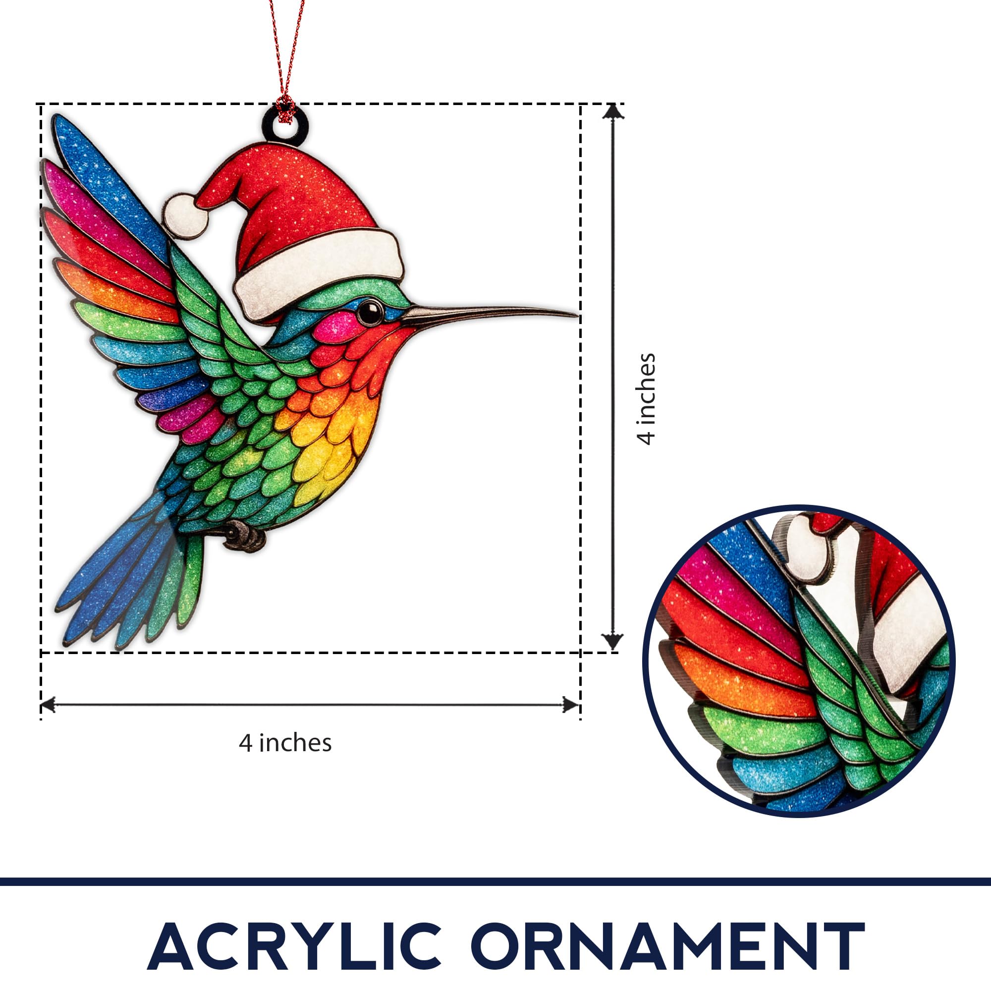 Hummingbird Gifts for Women ornament with story card