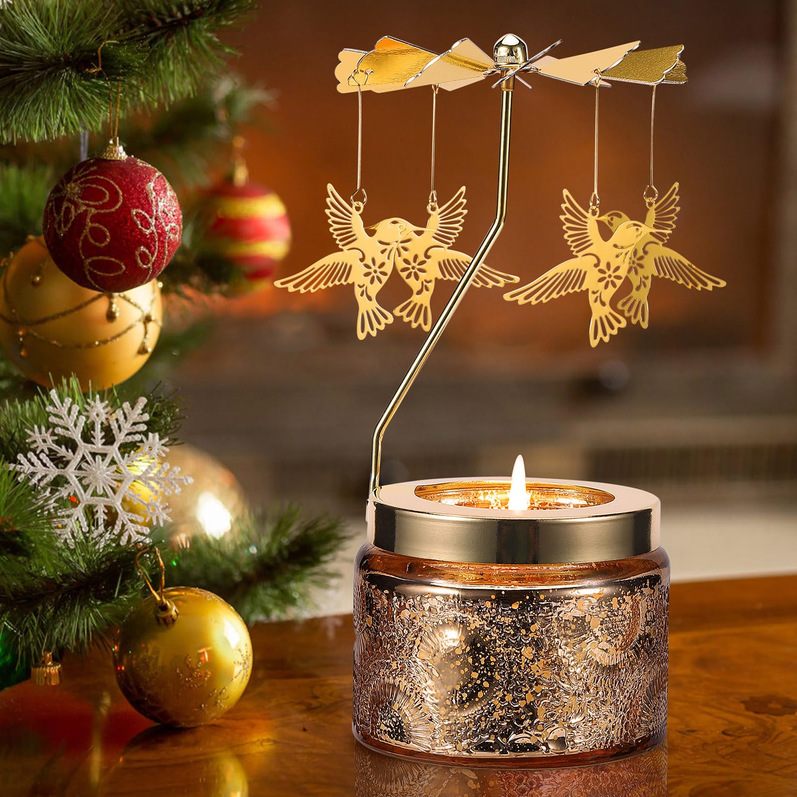 Hummingbird Rotating Candle natural soybean wax essential oils