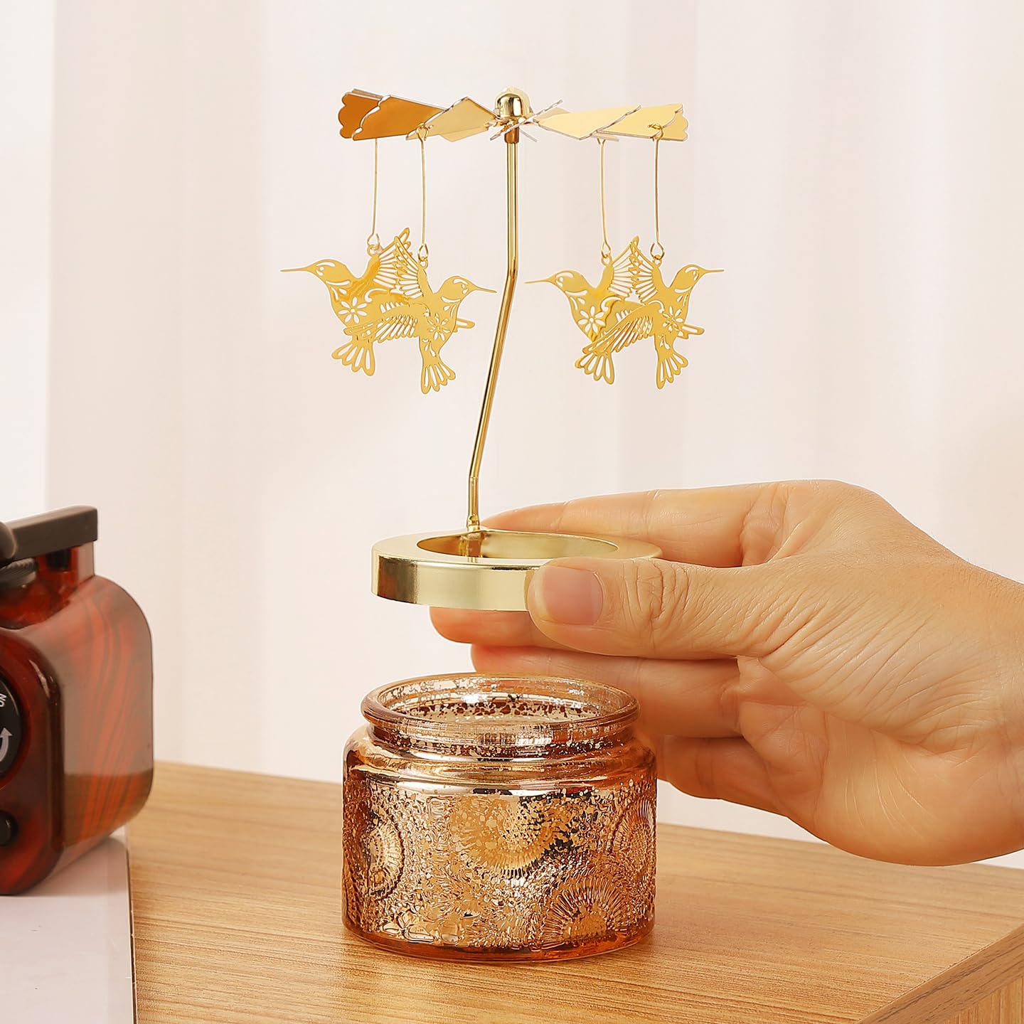 Hummingbird Rotating Candle ideal gift for moms wives daughters