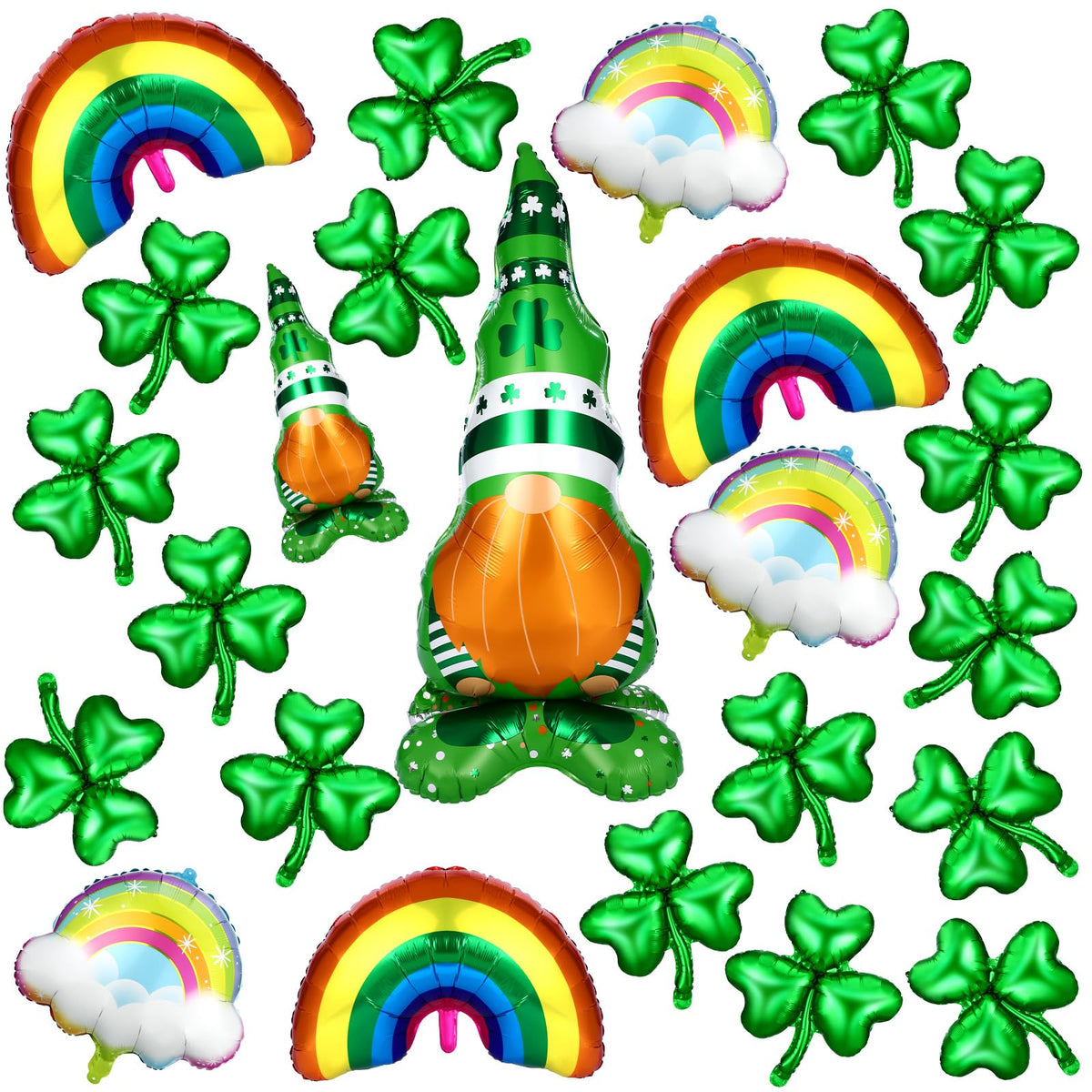 Hungdao 24 Pcs St Patrick's Day balloons pack