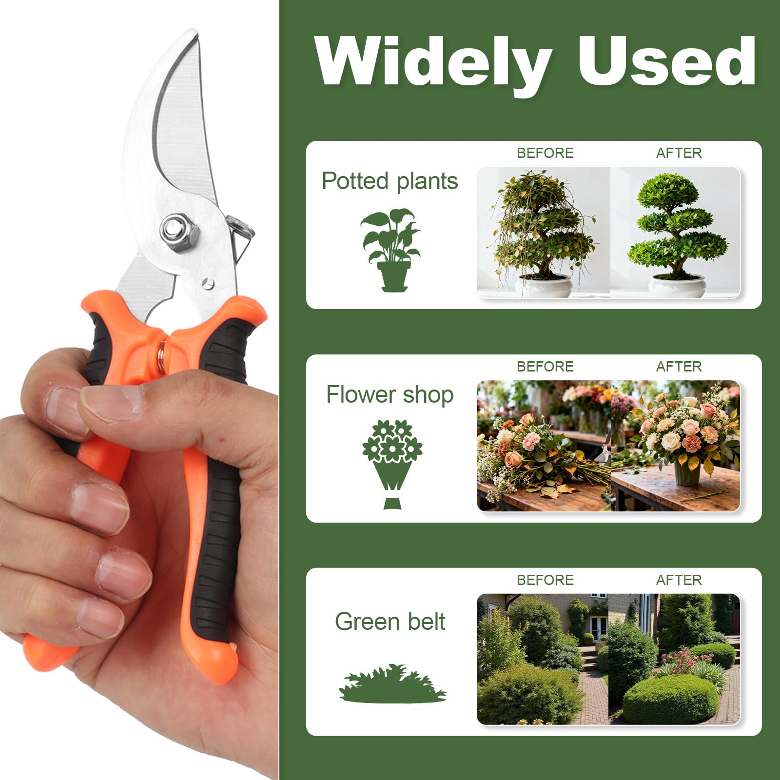 Garden clippers for shrubs and roses by Hungsual