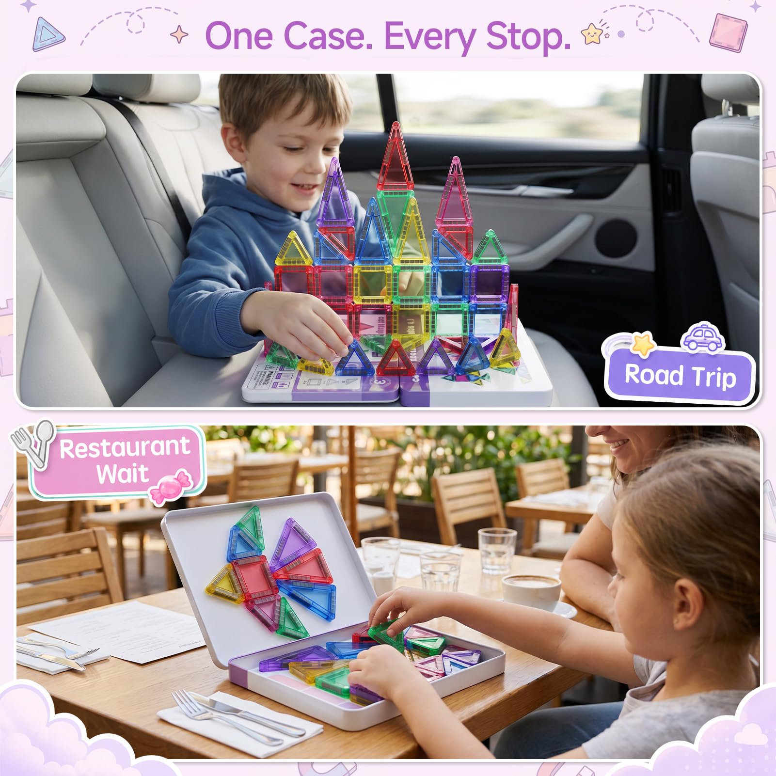 ABS plastic BPA-free safety certified for ages 3+