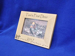 Hunting frame deer memories alder wood 4x6