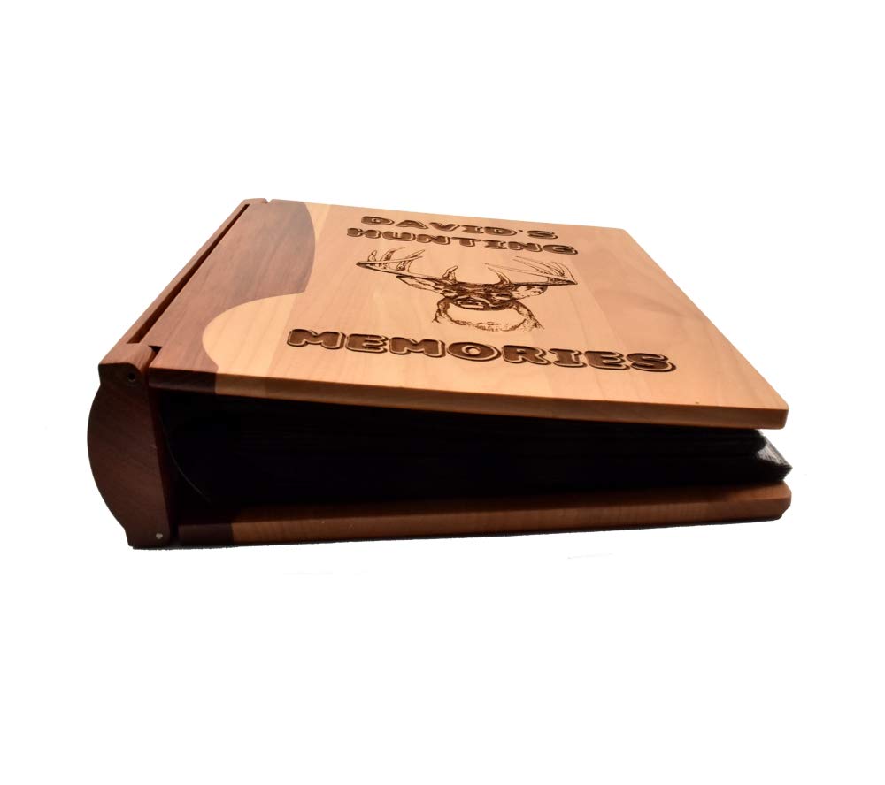 Premium maple and rosewood construction photo album