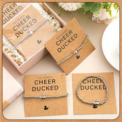 Alloy duck bracelets for team durability