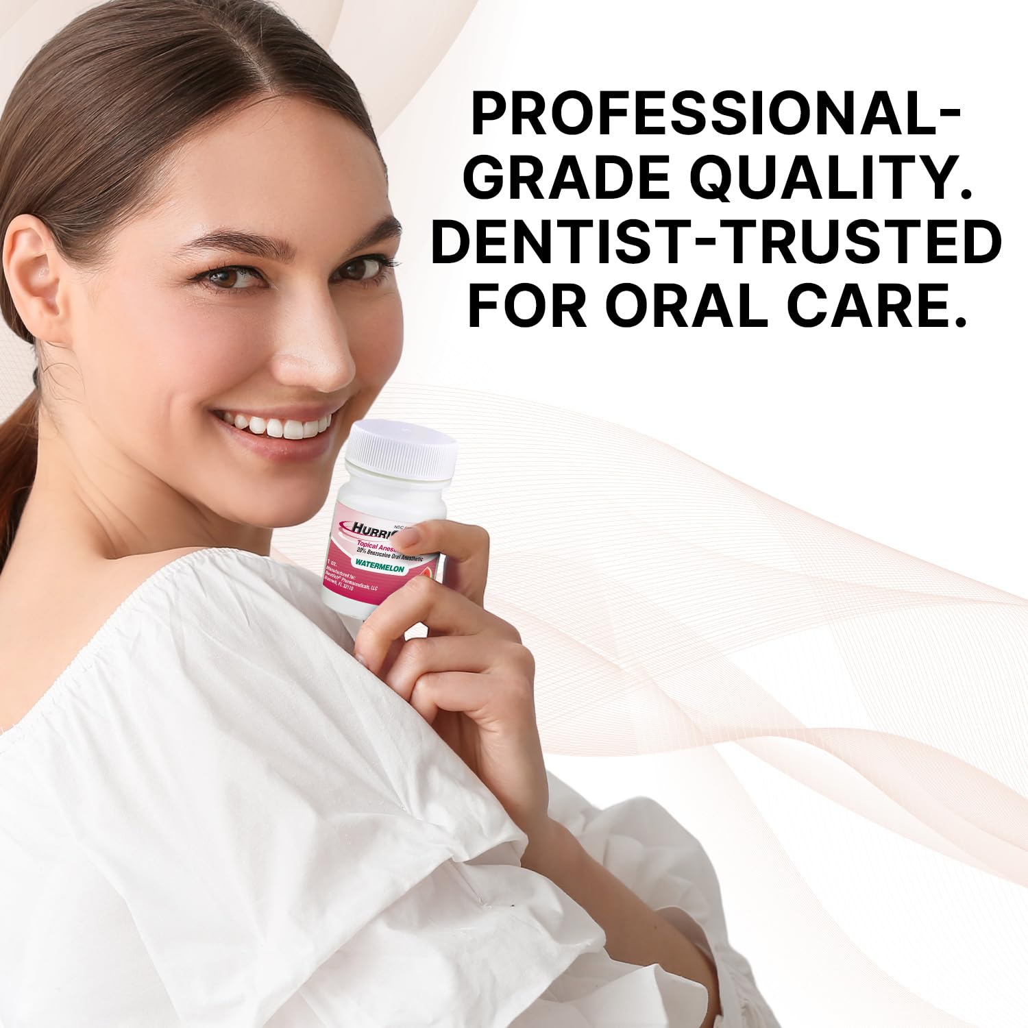 HurriCaine ready-to-use benzocaine gel packaging