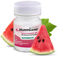 HurriCaine topical anesthetic oral gel watermelon 1oz packaging